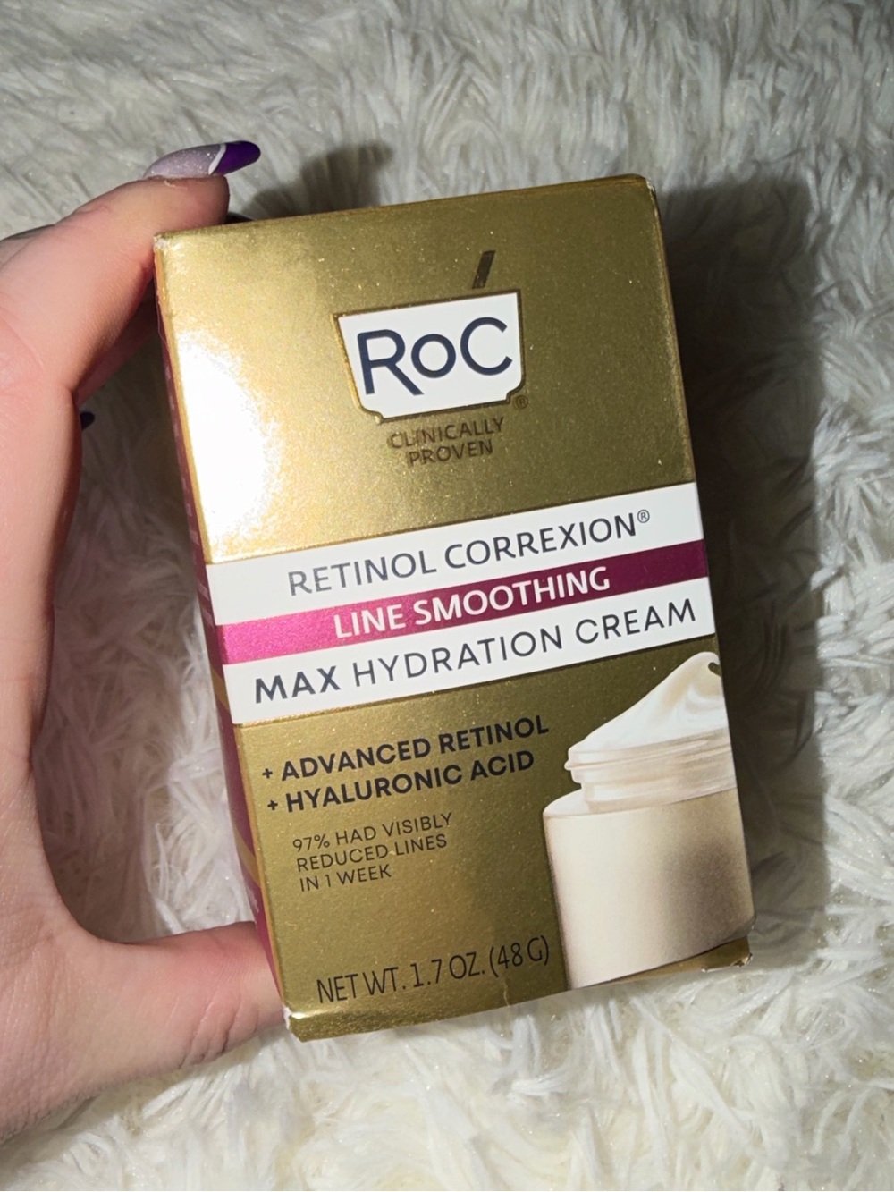 NWB ROC Retinal Correxion Line Smoothing Max Hydration Cream Moisturizer